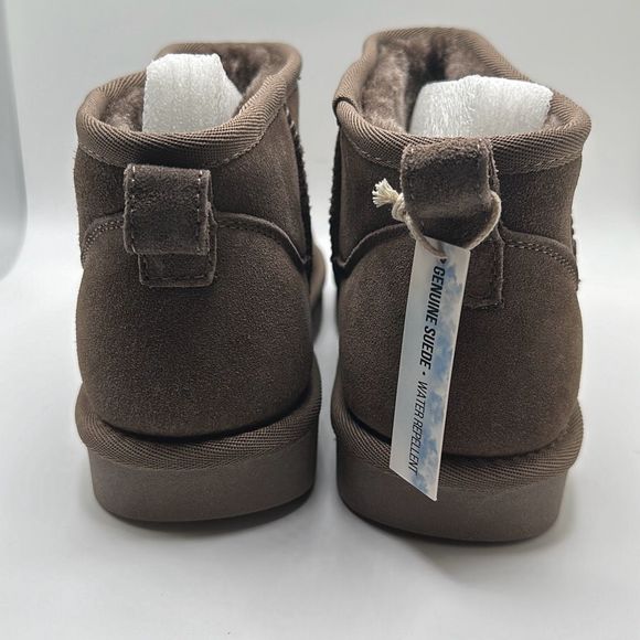 CUSHIONAIRE Women's pull on boot 10 TAUPE - Picture 4 of 7